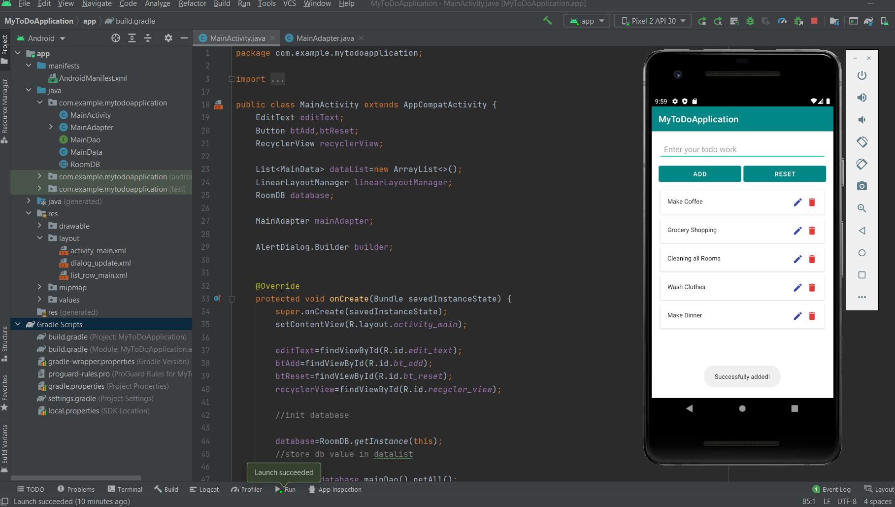 Todo App In Android (Java) With Source Code - Source Code & Projects