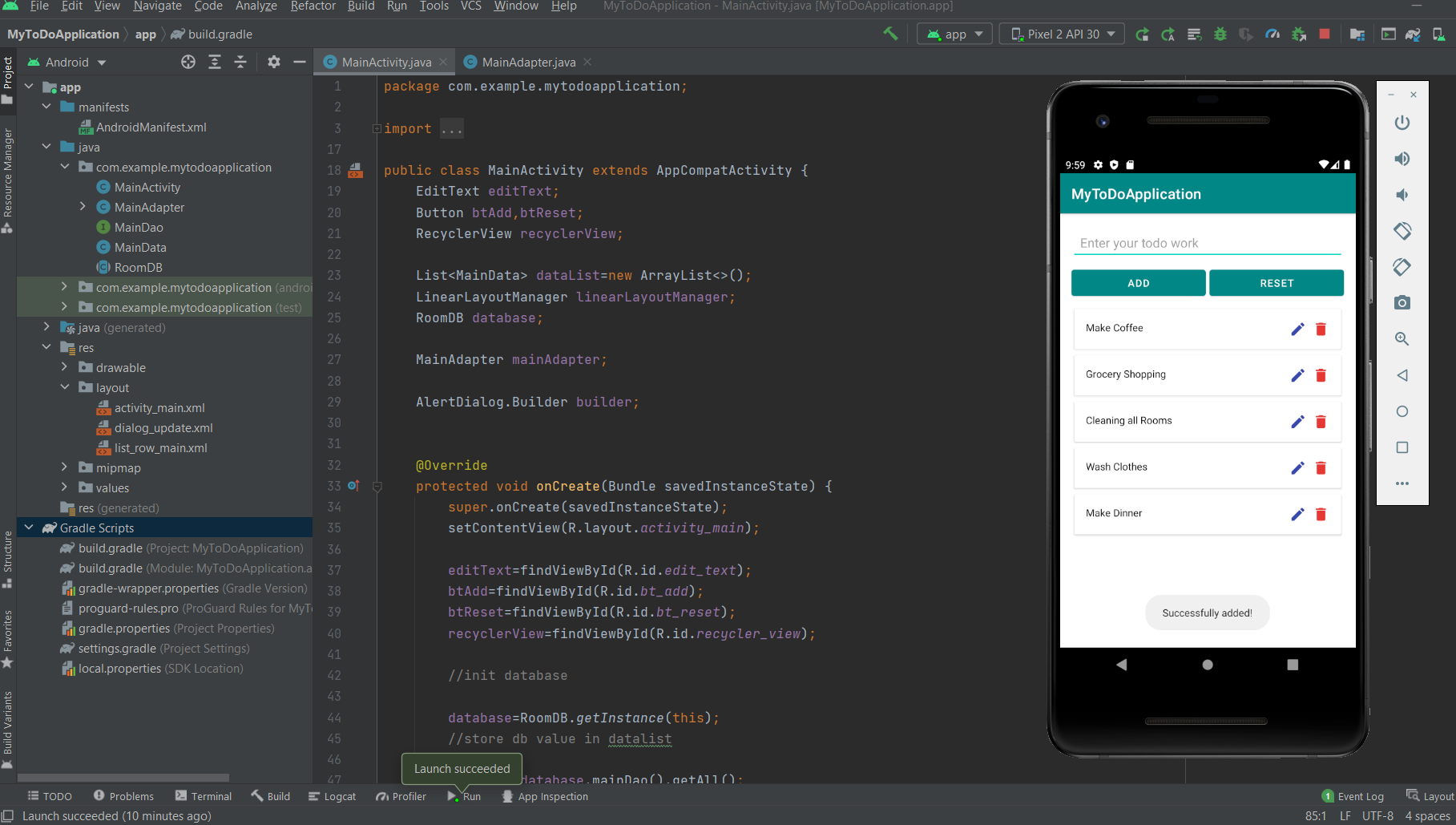 Todo App In Android Java With Source Code Source Code Projects