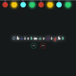 Christmas Light Decoration In JavaScript With Source Code