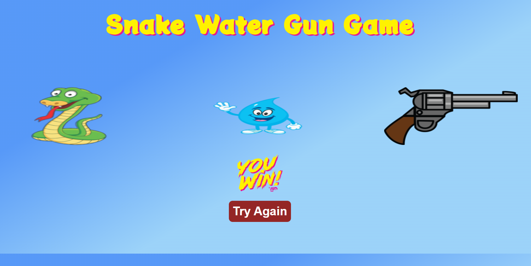snake water gun game