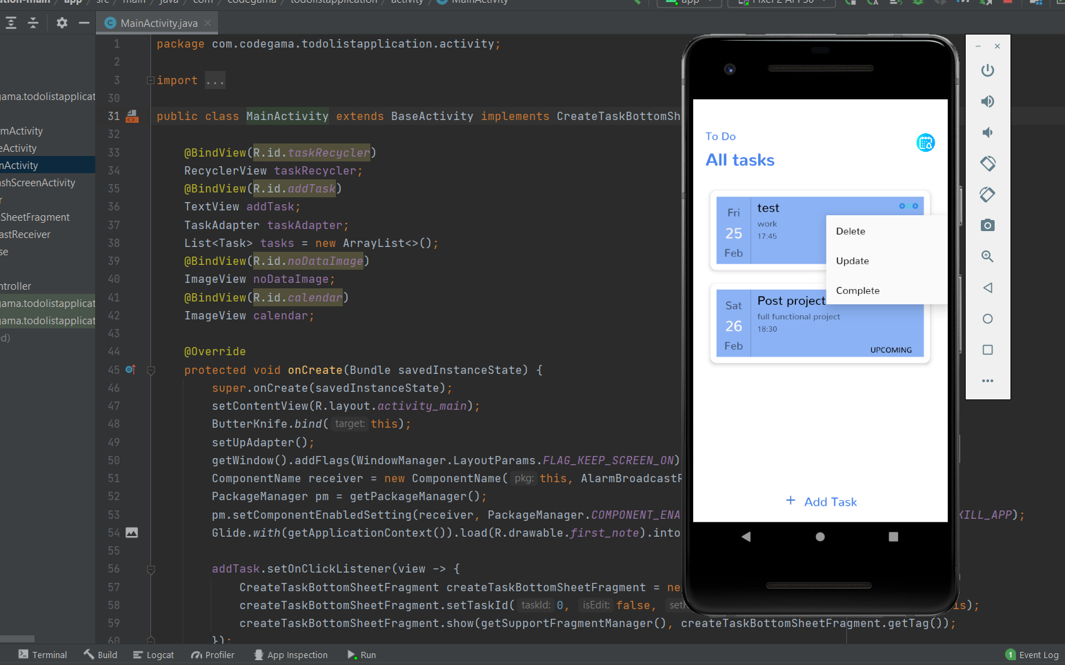 Todo List Mobile App In Android With Source Code - Source Code & Projects