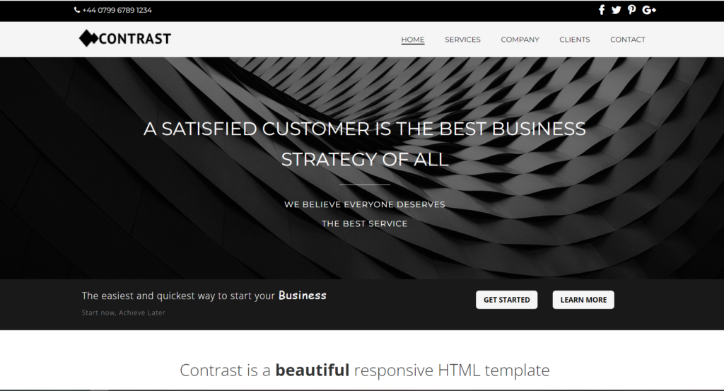 Responsive Website Template